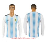Maillot/Tenue Argentine Domicile Coupe du monde 2018 Manche Longue